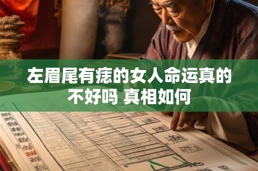 左眉尾有痣的女人命运真的不好吗 真相如何