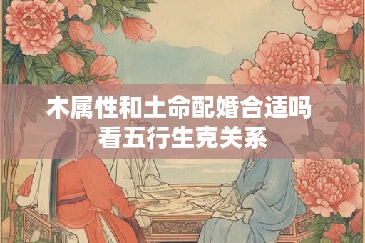 木属性和土命配婚合适吗 看五行生克关系