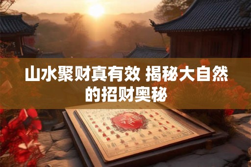 山水聚财真有效 揭秘大自然的招财奥秘