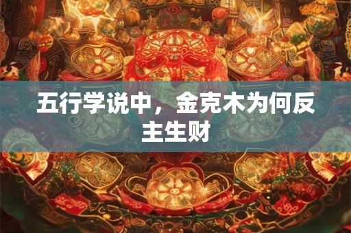 五行学说中,金克木为何反主生财 五行学说中,金克木为何反主生财