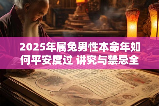 2025年属兔男性本命年如何平安度过 讲究与禁忌全解析