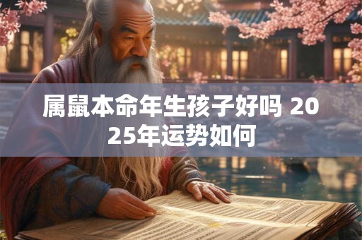 属鼠本命年生孩子好吗 2025年运势如何