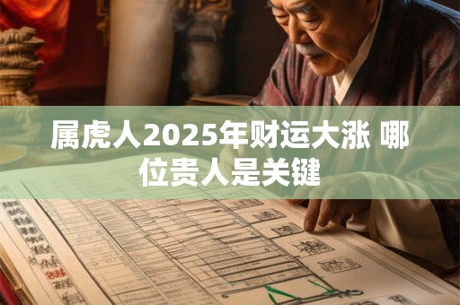属虎人2025年财运大涨 哪位贵人是关键