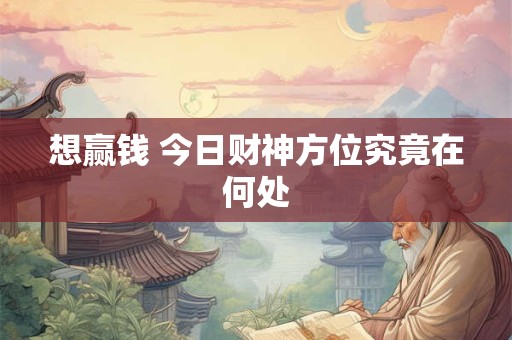 想赢钱 今日财神方位究竟在何处