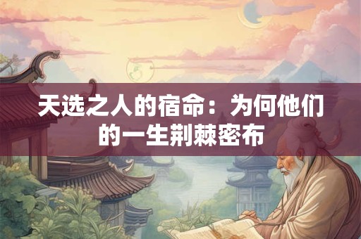 天选之人的宿命：为何他们的一生荆棘密布