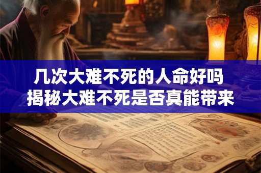 几次大难不死的人命好吗 揭秘大难不死是否真能带来后福 几次大难不死的人命好吗 揭秘大难不死是否真能带来后福