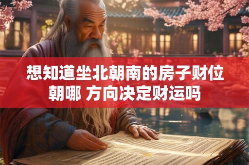 想知道坐北朝南的房子财位朝哪 方向决定财运吗