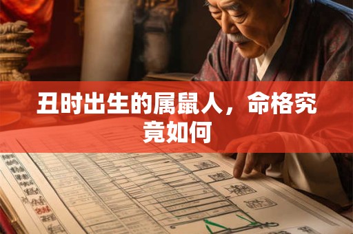 丑时出生的属鼠人，命格究竟如何