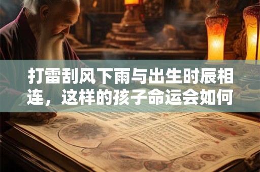 打雷刮风下雨与出生时辰相连，这样的孩子命运会如何发展