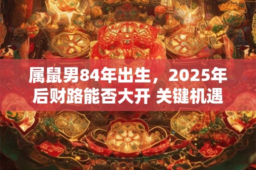 属鼠男84年出生，2025年后财路能否大开 关键机遇在哪