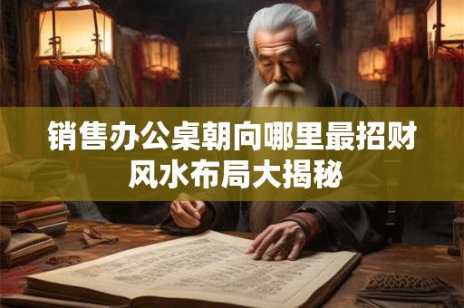 销售办公桌朝向哪里最招财 风水布局大揭秘
