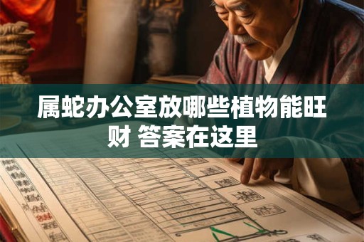 属蛇办公室放哪些植物能旺财 答案在这里