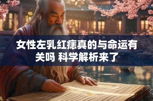 女性左乳红痣真的与命运有关吗 科学解析来了