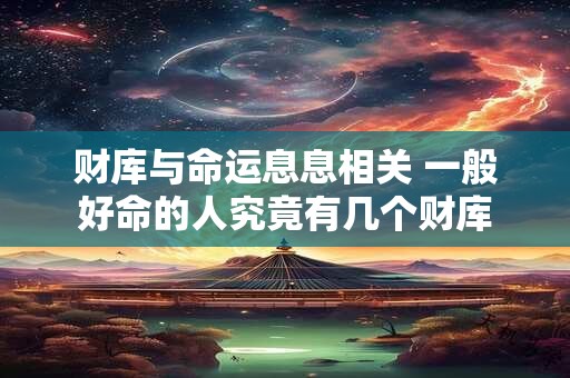 财库与命运息息相关 一般好命的人究竟有几个财库