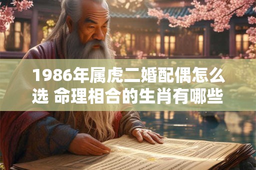 1986年属虎二婚配偶怎么选 命理相合的生肖有哪些