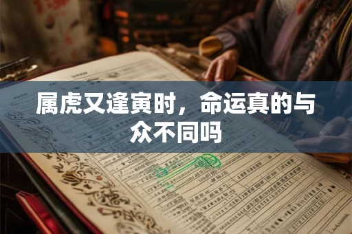属虎又逢寅时，命运真的与众不同吗