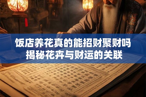 饭店养花真的能招财聚财吗 揭秘花卉与财运的关联