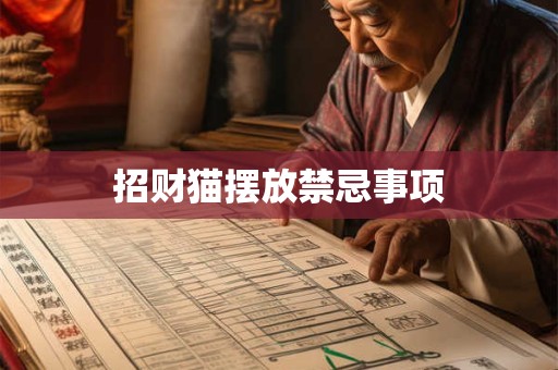 招财猫摆放禁忌事项