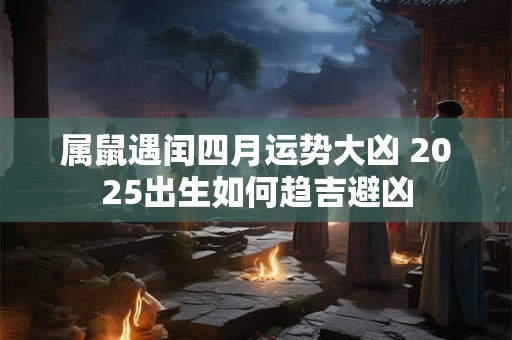 属鼠遇闰四月运势大凶 2025出生如何趋吉避凶