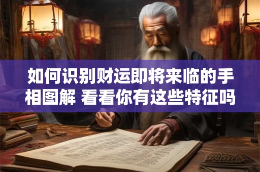 如何识别财运即将来临的手相图解 看看你有这些特征吗