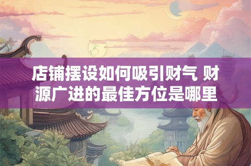 店铺摆设如何吸引财气 财源广进的最佳方位是哪里