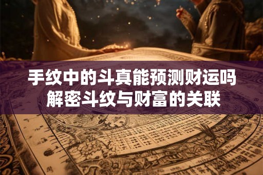 手纹中的斗真能预测财运吗 解密斗纹与财富的关联
