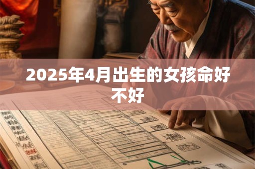 2025年4月出生的女孩命好不好