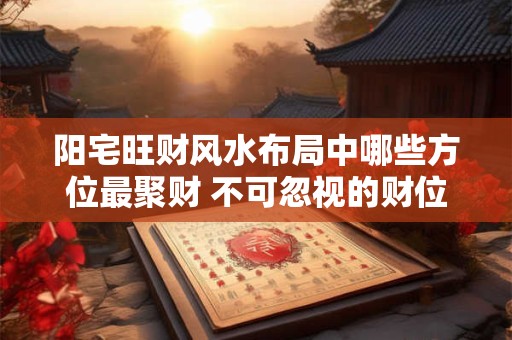 阳宅旺财风水布局中哪些方位最聚财 不可忽视的财位