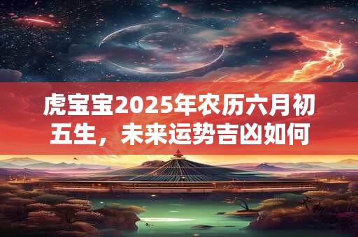 虎宝宝2025年农历六月初五生，未来运势吉凶如何