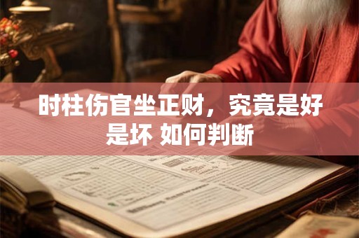 时柱伤官坐正财，究竟是好是坏 如何判断