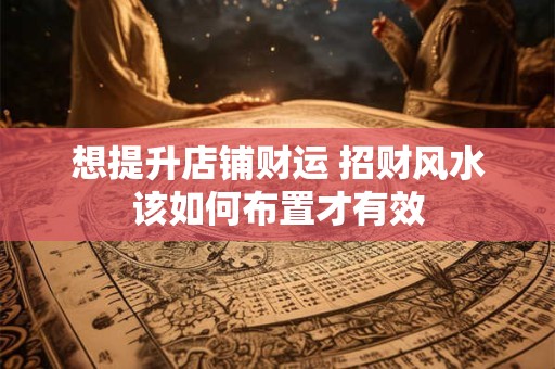 想提升店铺财运 招财风水该如何布置才有效