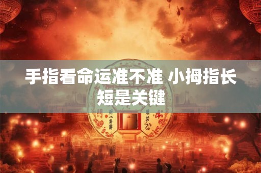 手指看命运准不准 小拇指长短是关键