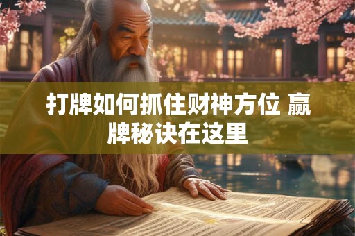 打牌如何抓住财神方位 赢牌秘诀在这里