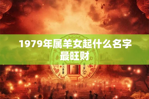 1979年属羊女起什么名字最旺财
