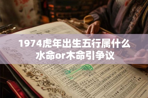 详细阅读:1974虎年出生五行属什么 水命or木命引争议 1974虎年出生五行属什么 水命or木命引争议
