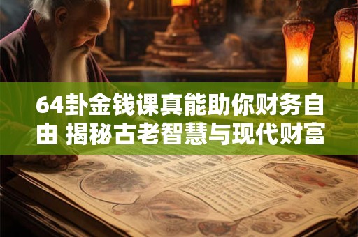 64卦金钱课真能助你财务自由 揭秘古老智慧与现代财富的融合