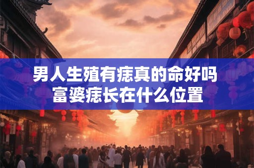 男人生殖有痣真的命好吗 富婆痣长在什么位置