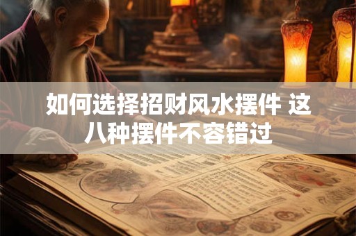 如何选择招财风水摆件 这八种摆件不容错过