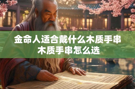 金命人适合戴什么木质手串 木质手串怎么选