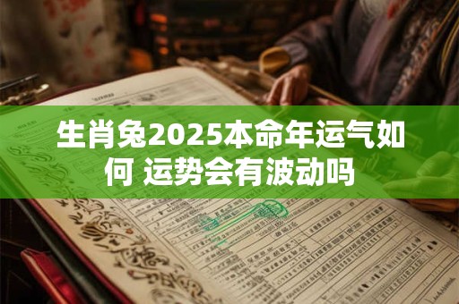 详细阅读:生肖兔2025本命年运气如何 运势会有波动吗 生肖兔2025本命年运气如何 运势会有波动吗