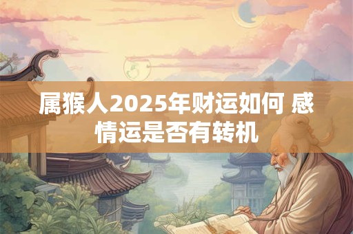 属猴人2025年财运如何 感情运是否有转机