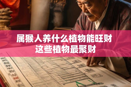 属猴人养什么植物能旺财 这些植物最聚财