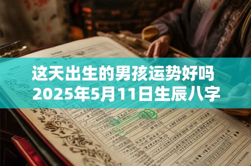 这天出生的男孩运势好吗 2025年5月11日生辰八字揭秘