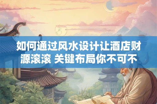 如何通过风水设计让酒店财源滚滚 关键布局你不可不知