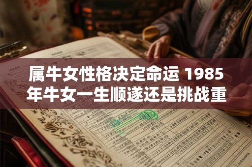属牛女性格决定命运 1985年牛女一生顺遂还是挑战重重