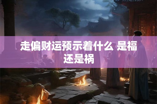 走偏财运预示着什么 是福还是祸 走偏财运预示着什么 是福还是祸