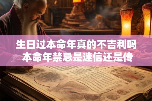 生日过本命年真的不吉利吗 本命年禁忌是迷信还是传统