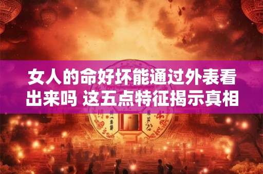 女人的命好坏能通过外表看出来吗 这五点特征揭示真相
