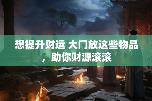 想提升财运 大门放这些物品，助你财源滚滚