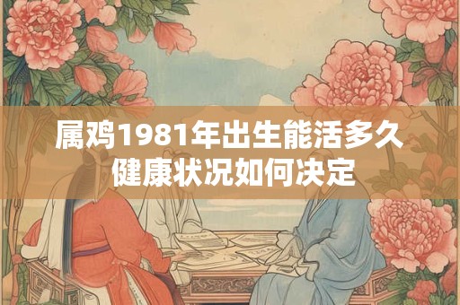 属鸡1981年出生能活多久 健康状况如何决定